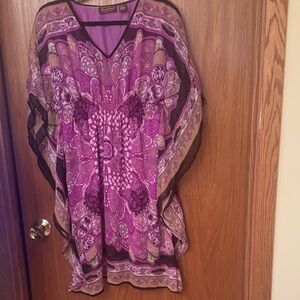 Speed Control Vibrant Purple and Black Tunic